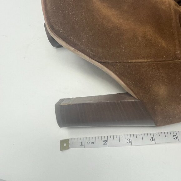 J. Crew heeled brown suede boots tall knee high 7 - Picture 12 of 15